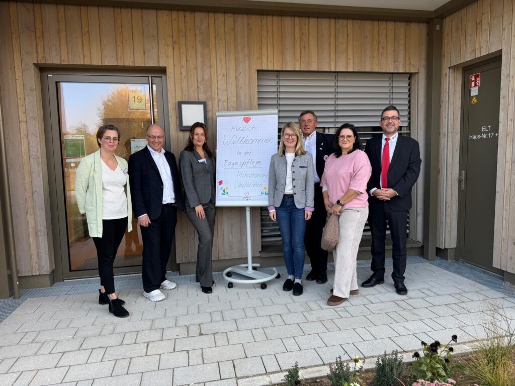 CSU Neuburg besucht neue BRK-Tagespflege „Miteinander aufblühen“